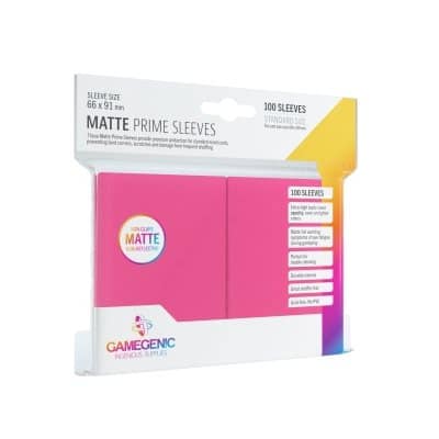 Gamegenic Matte Prime Sleeves: Pink 100 image 0